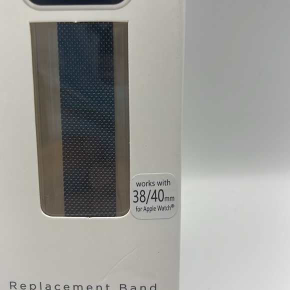 NIOB Posh Tech Infinity Black Stainless Steel Apply Watch Band - Picture 4 of 6